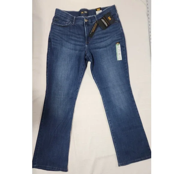 lee regular fit bootcut mid rise 16 medium W34x40L women's - Picture 5 of 11